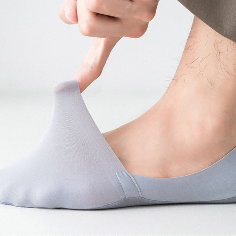 Seidensocken mit Glanz: Rutschfester Komfort für Ihre Füße