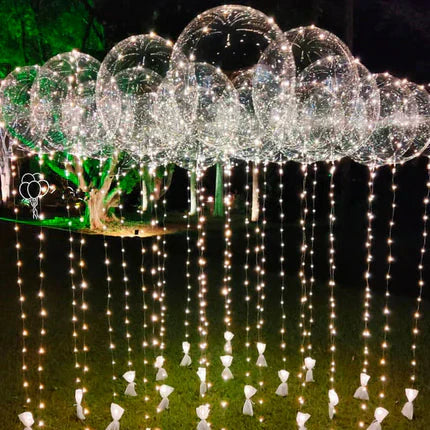 Wiederverwendbare LED-Luftballons zur Beleuchtung Ihrer Feste (X10)