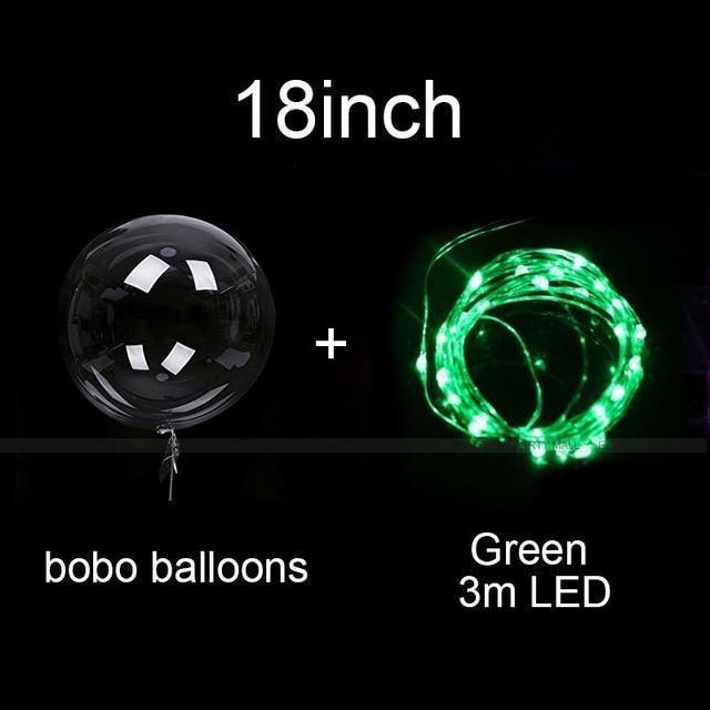 Wiederverwendbare LED-Luftballons zur Beleuchtung Ihrer Feste (X10)