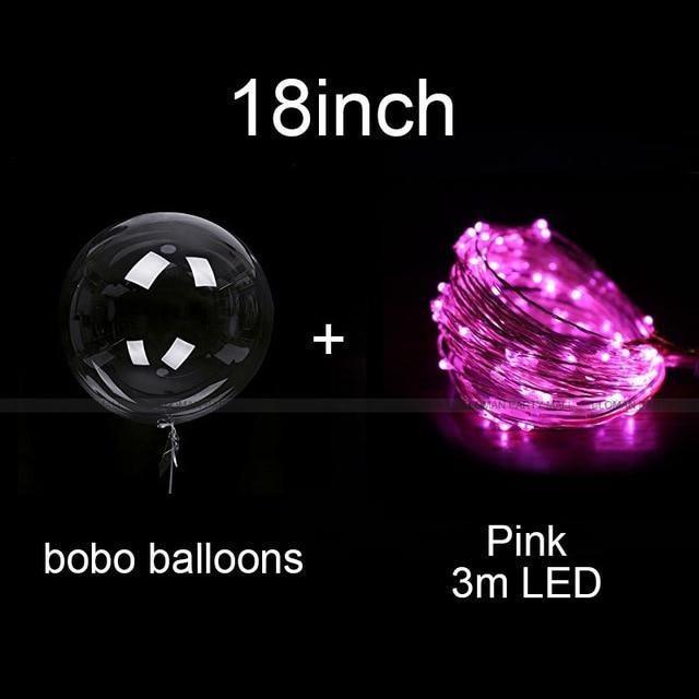 Wiederverwendbare LED-Luftballons zur Beleuchtung Ihrer Feste (X10)