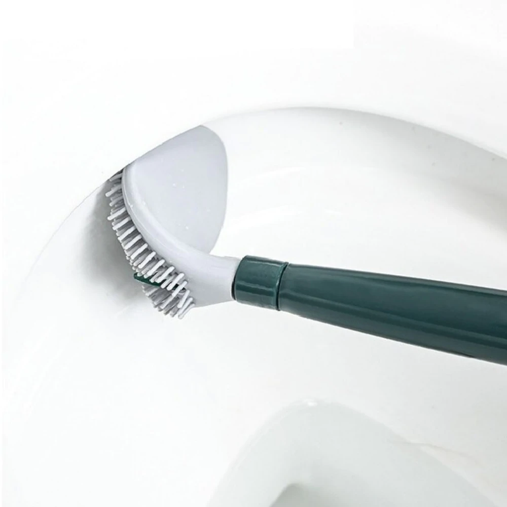 精密で簡単な清掃のための柔軟なトイレブラシ 