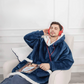 Ultra pohodlný plaidový svetr pro naprostou relaxaci 